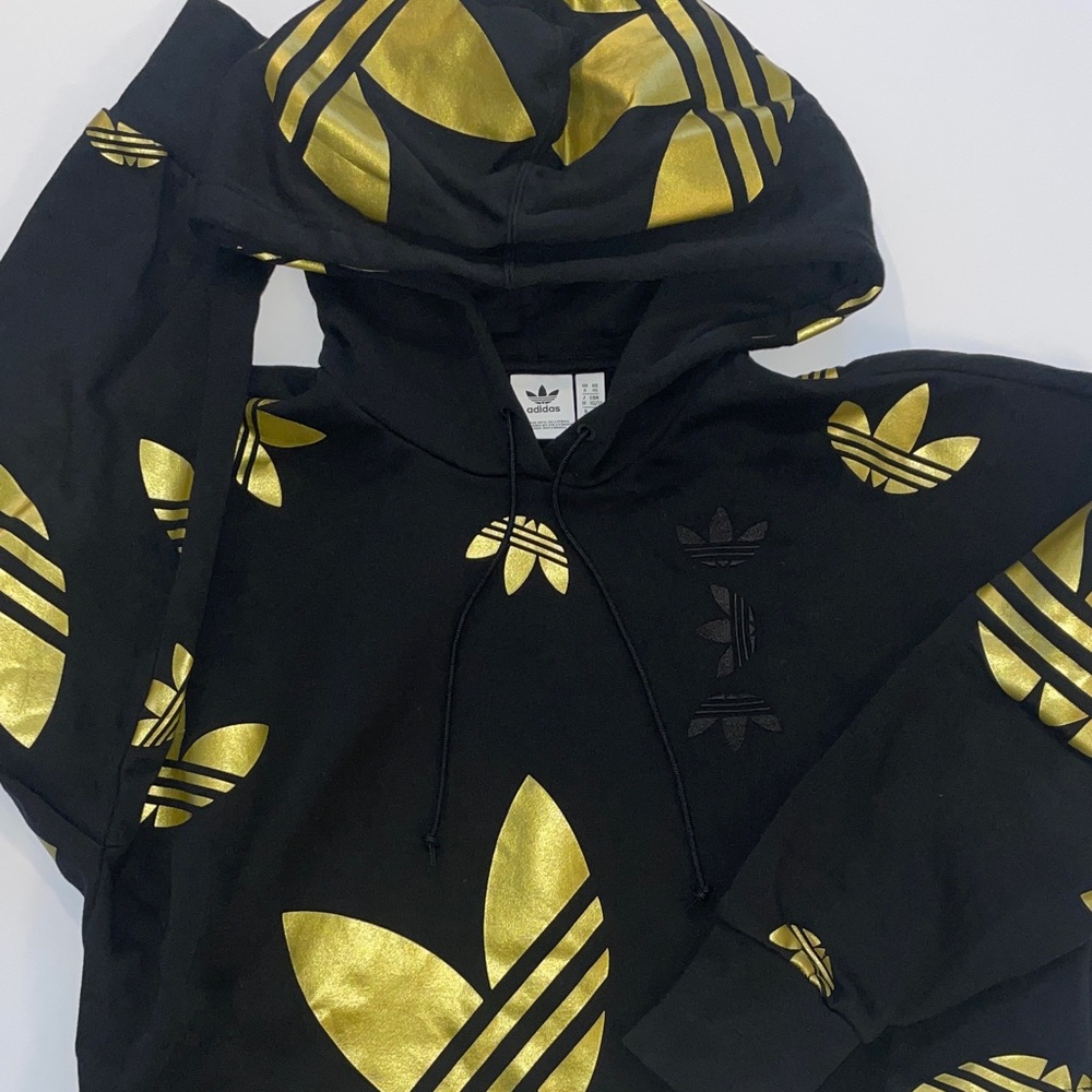 adidas sweatshirt | xs gold logo - Picture 12 of 15